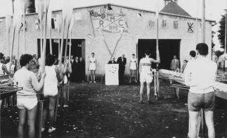 1958 zur 60-Jahrfeier des MAINZER RUDER-CLUB 1898