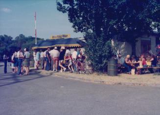 Juni 1976: Zum ersten Mal Regatta im Industriehafen
