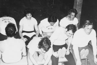 1972/73 Wintertraining in der Halle