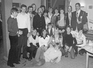Sieger-Ehrung der Renn-Ruderer 1978 am 11. im 11.