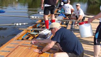 MRG-Barkenfahrt auf der Weser, Mai 2018