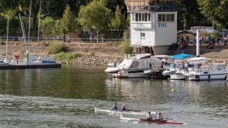 2018, Regatta im Schiersteiner Hafen