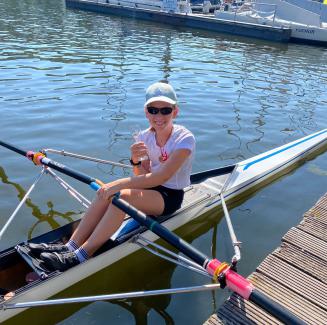 MRG-Sprinter bei der Regatta in Schierstein