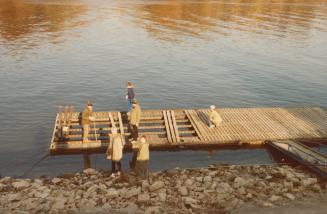 1984: Der Steg wird renoviert