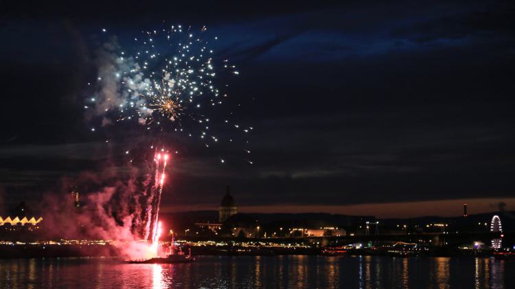 MRG-Grill zum Feuerwerk der Mainzer Johannisnacht 2017