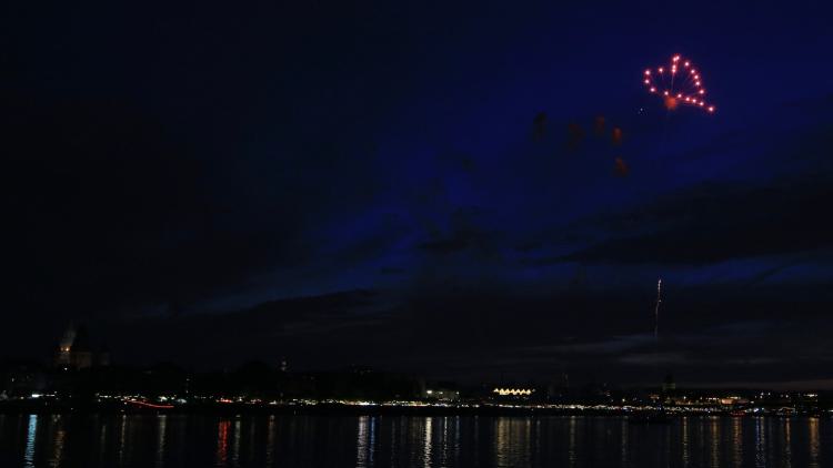 MRG-Grill zum Feuerwerk der Mainzer Johannisnacht 2017