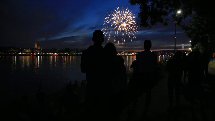 MRG-Grill zum Feuerwerk der Mainzer Johannisnacht 2017