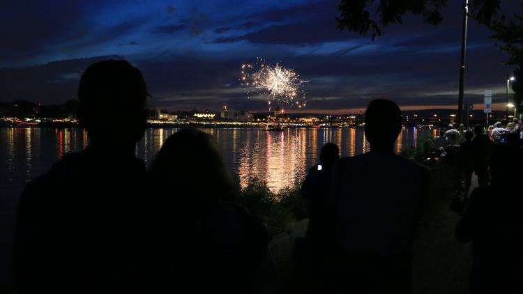 MRG-Grill zum Feuerwerk der Mainzer Johannisnacht 2017