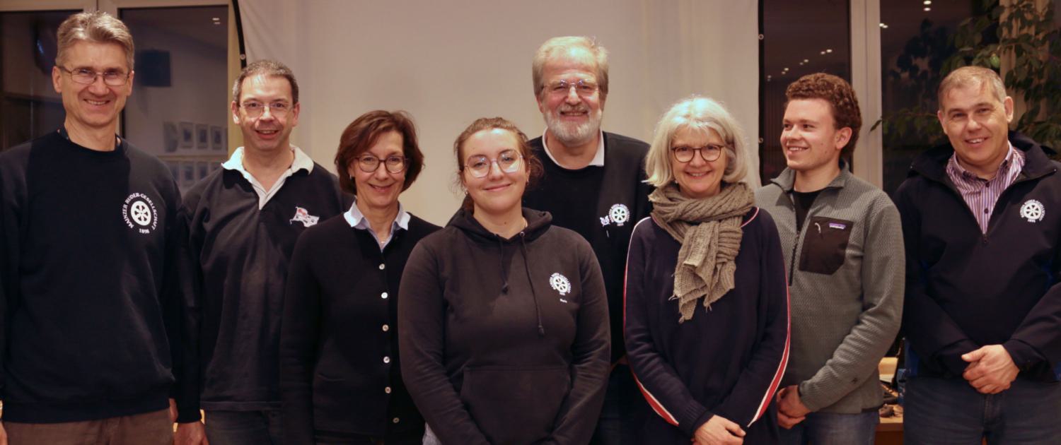 Der Vorstand der MRG, 2024-2026: Stefan Kortenbusch (Kasse), Ingo Starck (Renn), Sabine Räpple (MRG-Vize), Eva-Maria Strack (Jugend), Christoph Hartung (1. Vo), Elke Sutschet (Schrift), Moritz Schuster (Breitensport), Michael Germann (HMW)